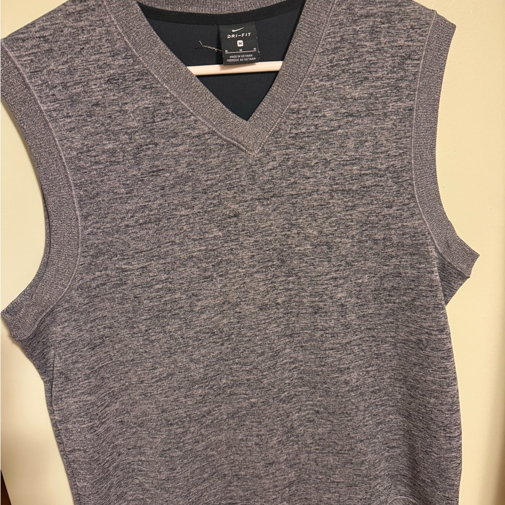 Nike Gray Dri-FIT sweater vest